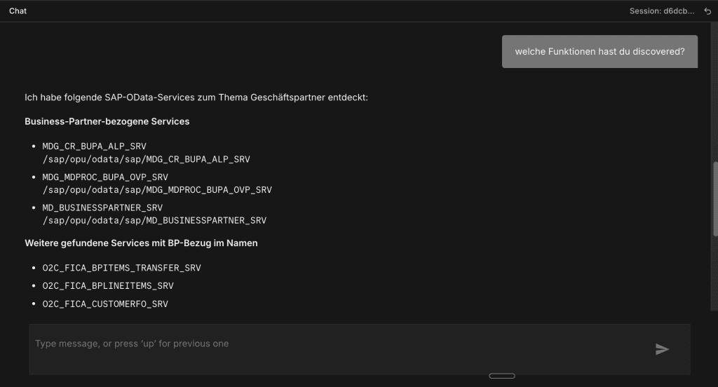 GuniWeb MCP Server — Service Discovery