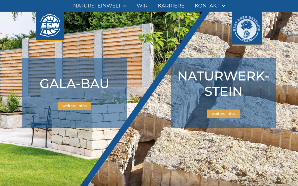 Website schotterwerk-weissenburg.de — GuniWeb Agentur-Referenz Industrie und Produktion